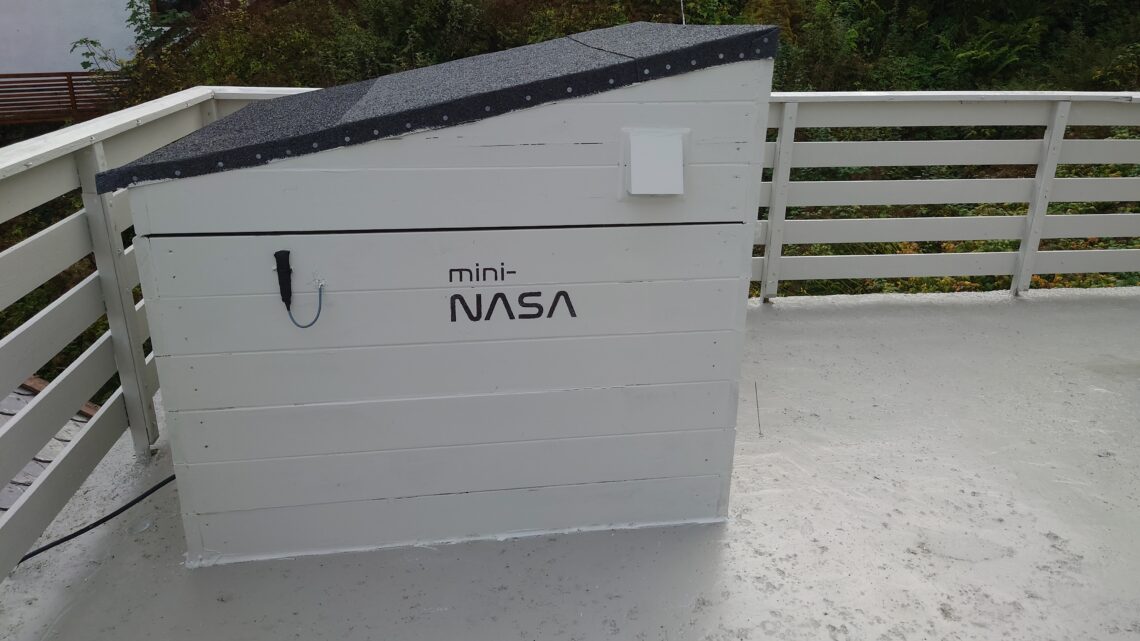 DIY Mini-observatorium for ekvatorial-montering teleskop